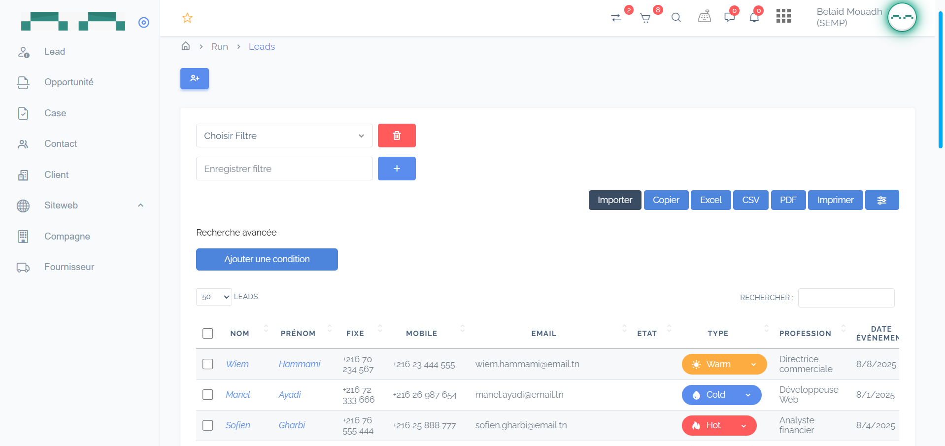 Logiciel de gestion commerciale et des leads pour PME et entreprises | SMOFT ERP

